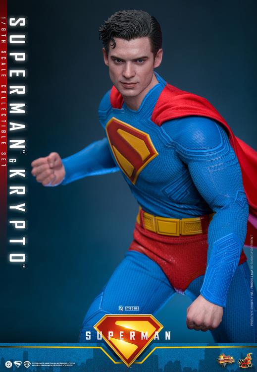 Superman (2025) MMS812 Superman & Krypto 1/6th Scale Collectible Figure Set Gallery Image 9