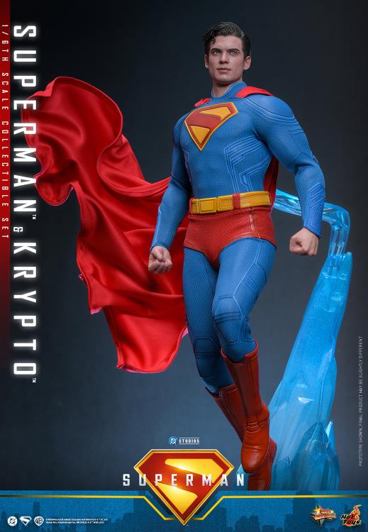 Superman (2025) MMS812 Superman & Krypto 1/6th Scale Collectible Figure Set Gallery Image 8