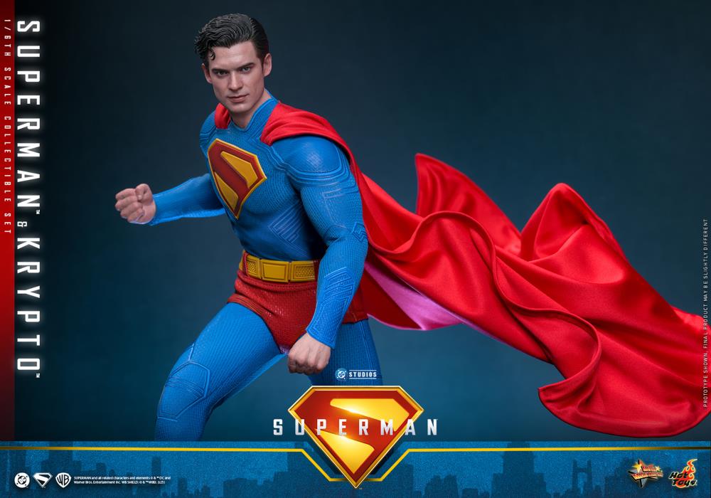 Superman (2025) MMS812 Superman & Krypto 1/6th Scale Collectible Figure Set Gallery Image 13