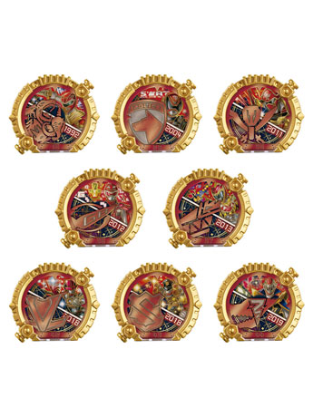 No.1 Sentai Gozyuger DX Sentai Rings Power Up Booster 01 Box of 8 Random Sentai Rings Gallery Image 2