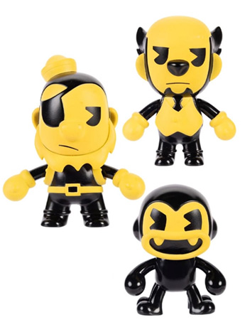 Bendy and the Ink Machine 2.5-Inch Scale Action Figure Three-Pack Gallery Image 2