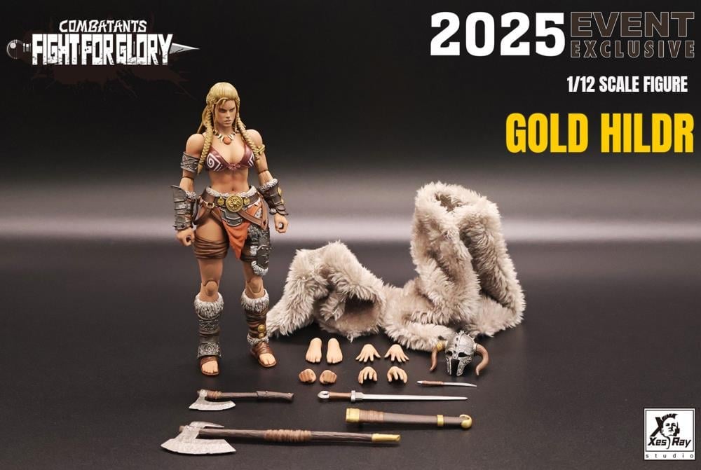 Combatants Fight For Glory Gold Hildr (2025 Event Exclusive Ver.) 1/12 Scale Action Figure Gallery Image 17