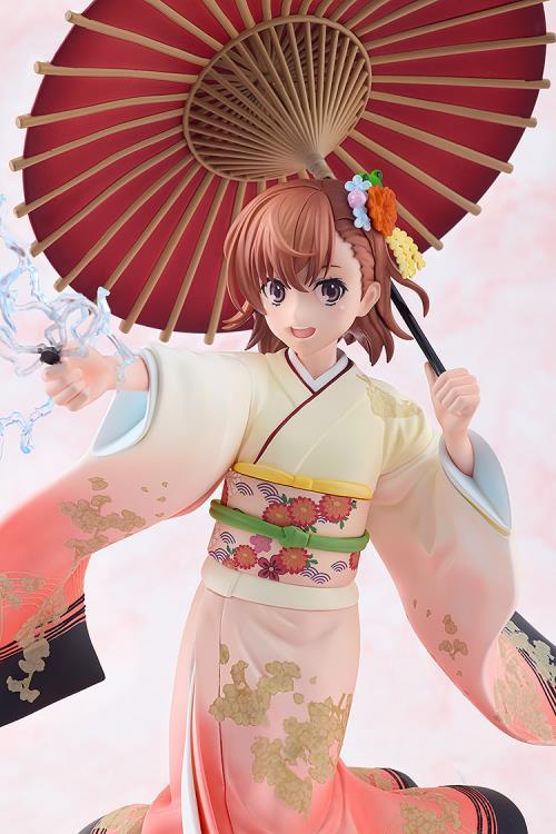 A Certain Scientific Railgun T KD Colle Mikoto Misaka (Furisode Kimono Ver.) 1/7 Scale Figure Gallery Image 12