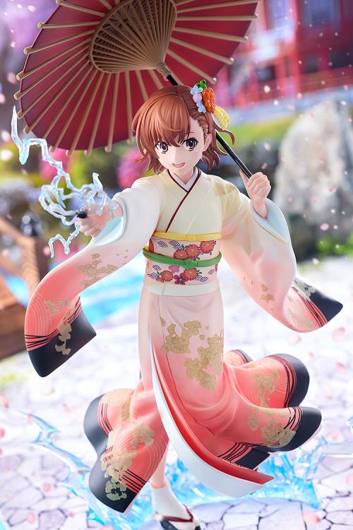 A Certain Scientific Railgun T KD Colle Mikoto Misaka (Furisode Kimono Ver.) 1/7 Scale Figure Gallery Image 5