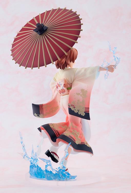 A Certain Scientific Railgun T KD Colle Mikoto Misaka (Furisode Kimono Ver.) 1/7 Scale Figure Gallery Image 9