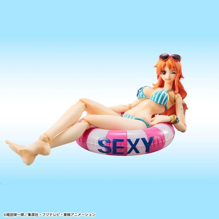 One Piece Variable Action Heroes Nami (Summer Vacation Ver.) Action Figure (Reissue) Gallery Image 8