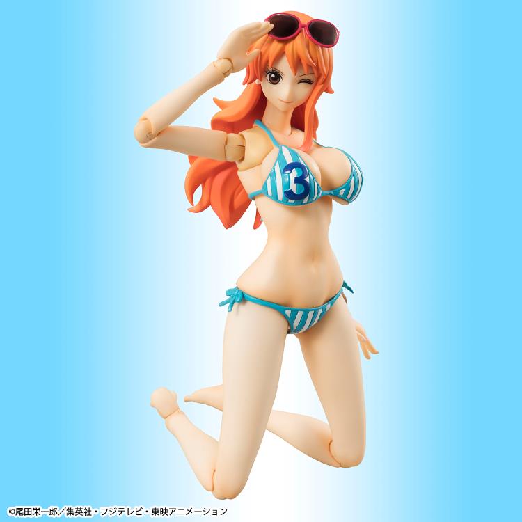 One Piece Variable Action Heroes Nami (Summer Vacation Ver.) Action Figure (Reissue) Gallery Image 9