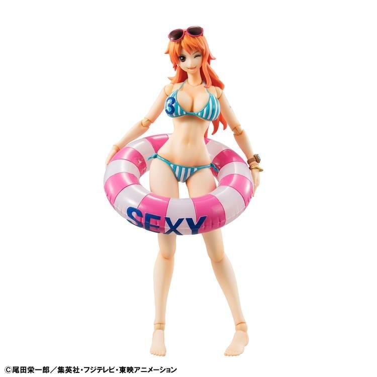 One Piece Variable Action Heroes Nami (Summer Vacation Ver.) Action Figure (Reissue) Gallery Image 10