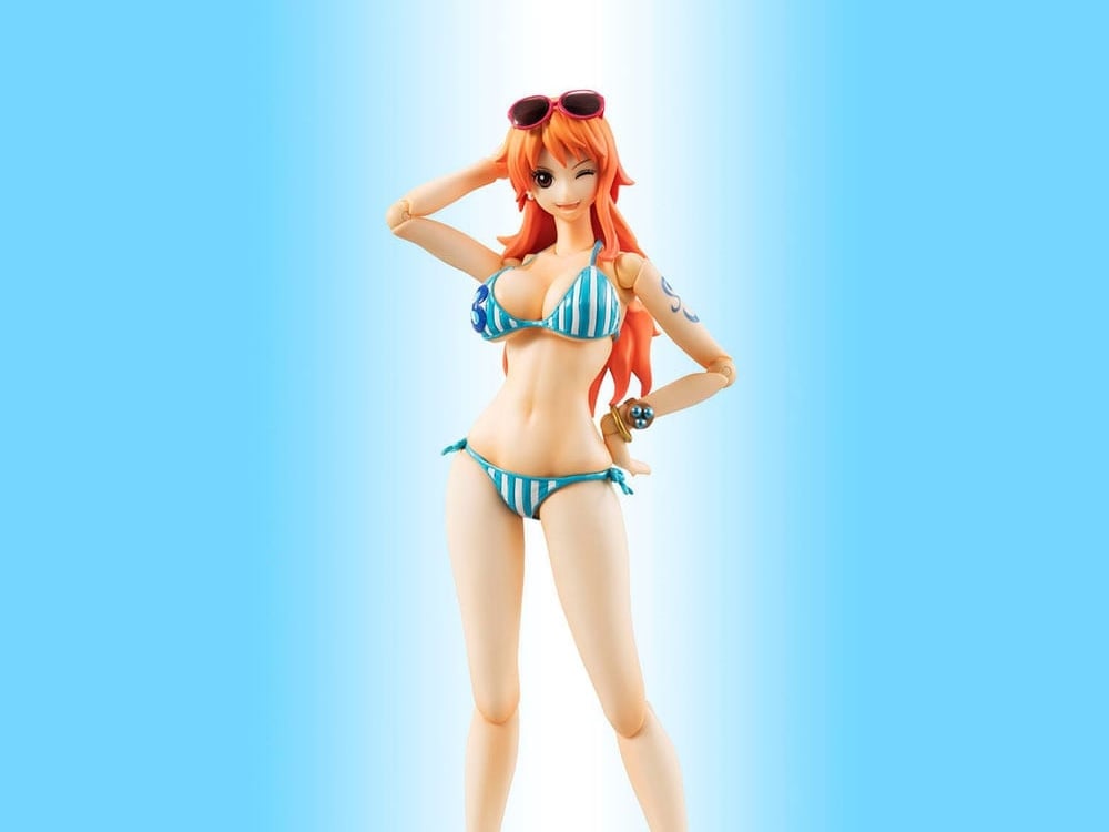 One Piece Variable Action Heroes Nami (Summer Vacation Ver.) Action Figure (Reissue) Gallery Image 1