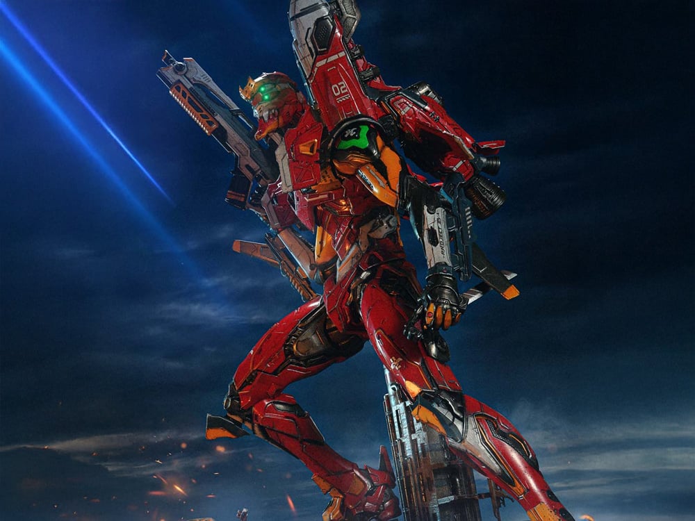 Rebuild of Evangelion Ultimate Diorama Masterline Evangelion Production Model-02 (Deluxe Bonus Ver.) Limited Edition Statue Gallery Image 1