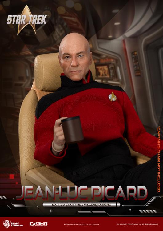 Star Trek VII: Generations Dynamic 8ction Heroes DAH-129P Captain Picard Limited Edition Action Figure Gallery Image 9