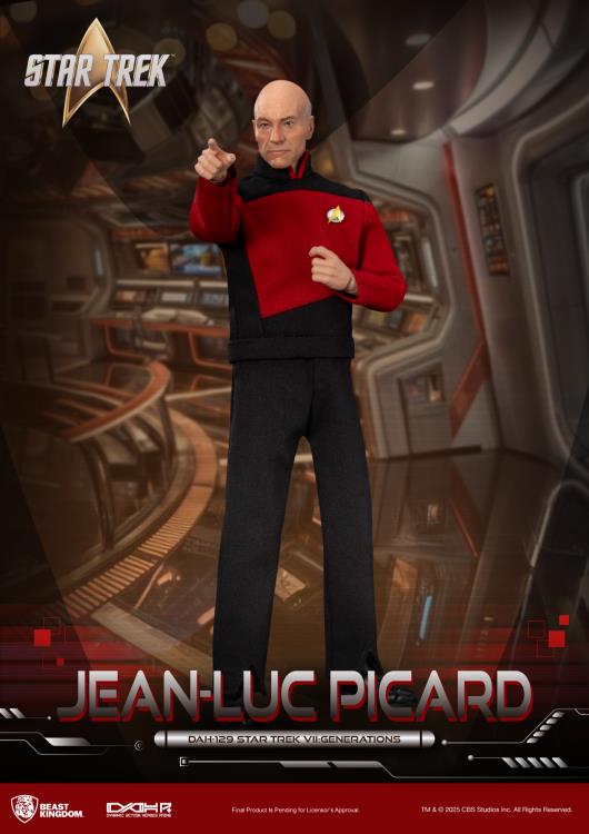 Star Trek VII: Generations Dynamic 8ction Heroes DAH-129P Captain Picard Limited Edition Action Figure Gallery Image 4