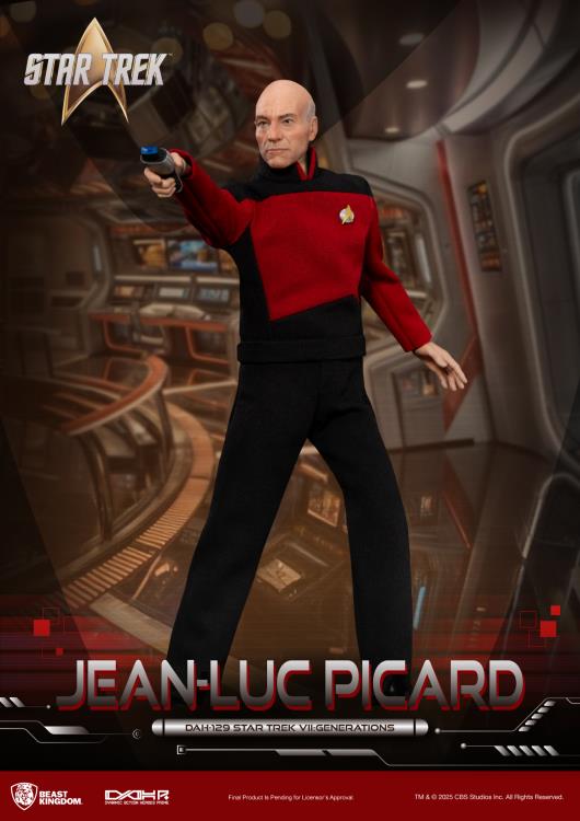 Star Trek VII: Generations Dynamic 8ction Heroes DAH-129P Captain Picard Limited Edition Action Figure Gallery Image 6
