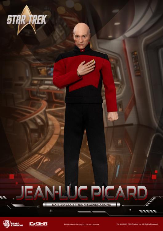 Star Trek VII: Generations Dynamic 8ction Heroes DAH-129P Captain Picard Limited Edition Action Figure Gallery Image 3
