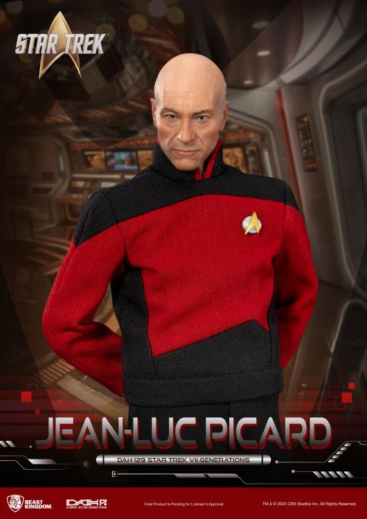 Star Trek VII: Generations Dynamic 8ction Heroes DAH-129P Captain Picard Limited Edition Action Figure Gallery Image 8