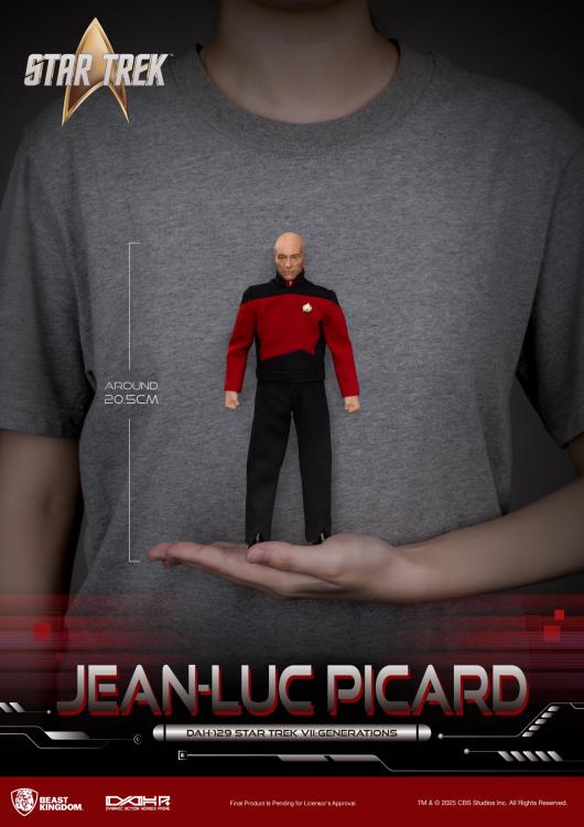Star Trek VII: Generations Dynamic 8ction Heroes DAH-129P Captain Picard Limited Edition Action Figure Gallery Image 11