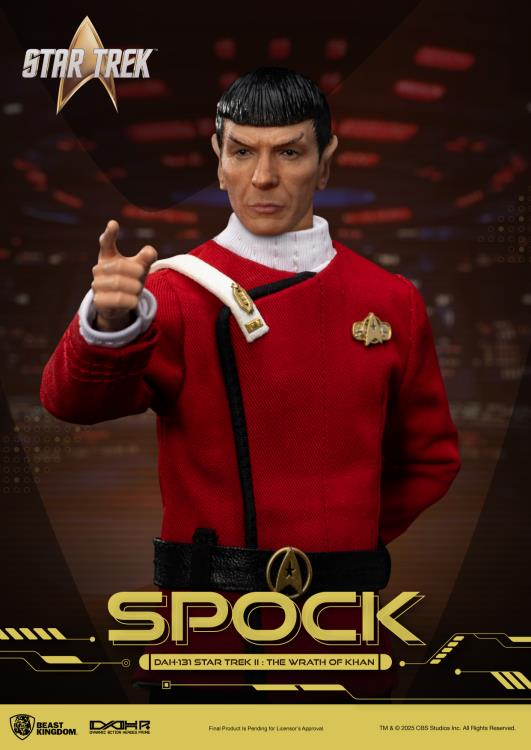 Star Trek II: The Wrath of Khan Dynamic 8ction Heroes DAH-131P Spock Limited Edition Action Figure Gallery Image 7