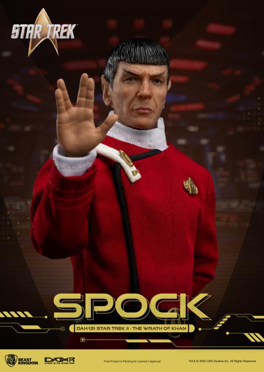 Star Trek II: The Wrath of Khan Dynamic 8ction Heroes DAH-131P Spock Limited Edition Action Figure Gallery Image 8