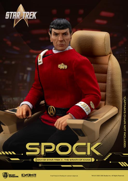 Star Trek II: The Wrath of Khan Dynamic 8ction Heroes DAH-131P Spock Limited Edition Action Figure Gallery Image 9