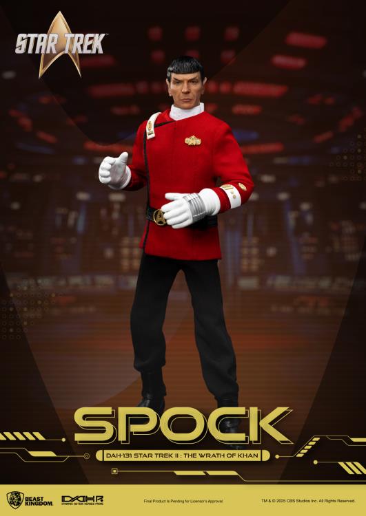 Star Trek II: The Wrath of Khan Dynamic 8ction Heroes DAH-131P Spock Limited Edition Action Figure Gallery Image 6