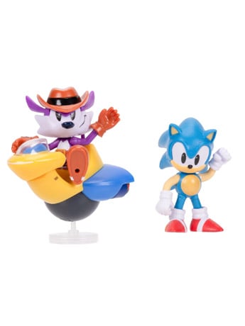 Sonic the Hedgehog Super Stars Diorama Sonic vs. Fang 2.5-Inch