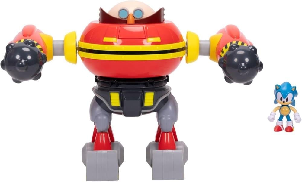 Sonic the Hedgehog Hammer Egg Robot & Sonic 2.5-Inch Scale Deluxe Playset Gallery Image 5