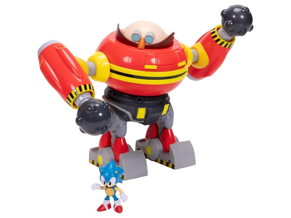 Sonic the Hedgehog Hammer Egg Robot & Sonic 2.5-Inch Scale Deluxe Playset Gallery Image 1