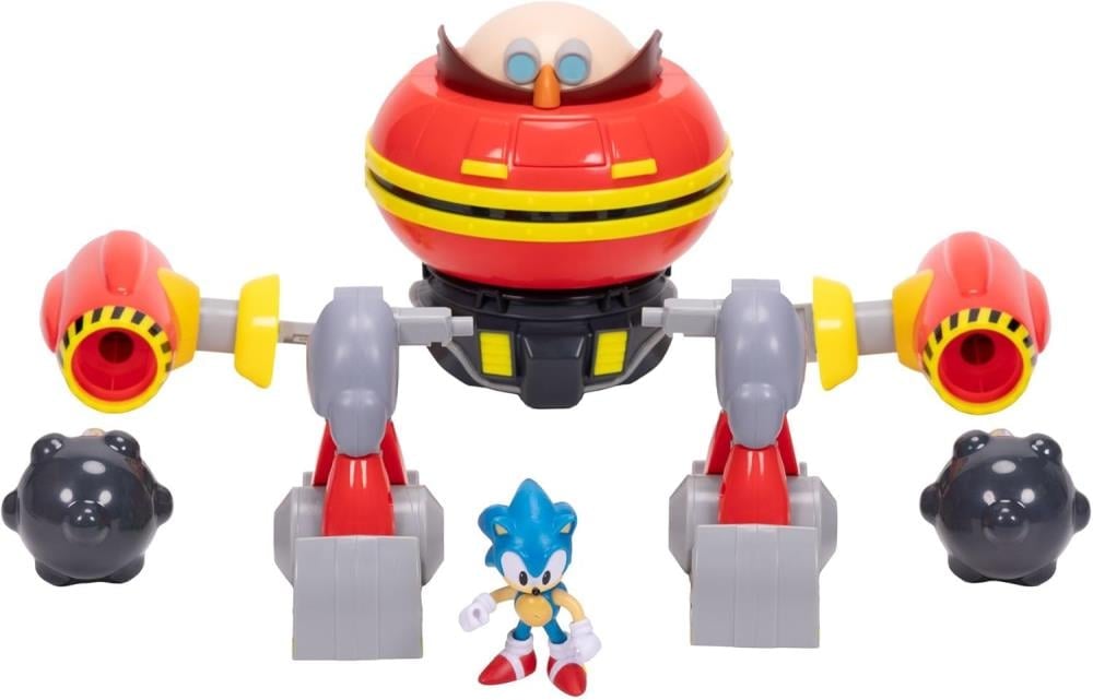 Sonic the Hedgehog Hammer Egg Robot & Sonic 2.5-Inch Scale Deluxe Playset Gallery Image 6