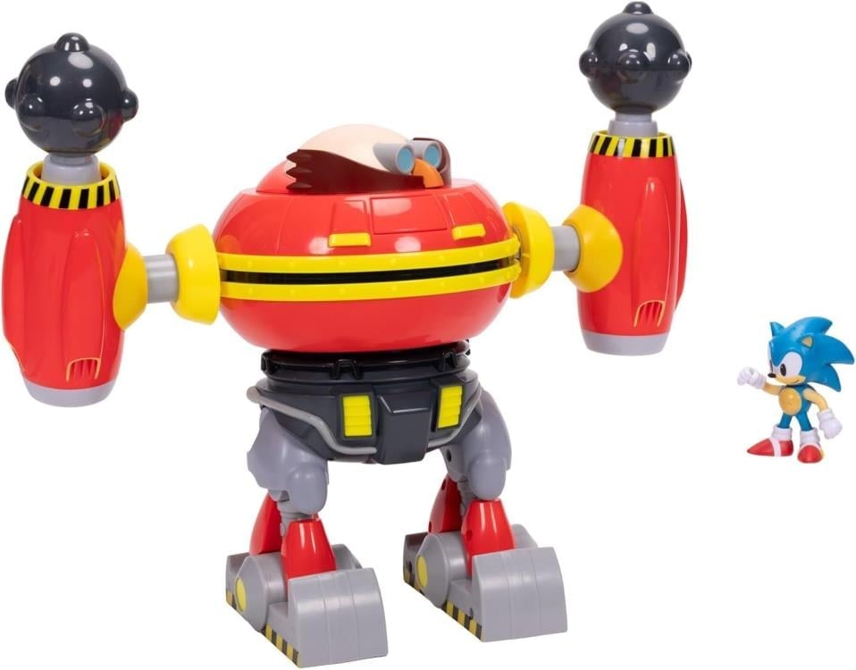 Sonic the Hedgehog Hammer Egg Robot & Sonic 2.5-Inch Scale Deluxe Playset Gallery Image 3