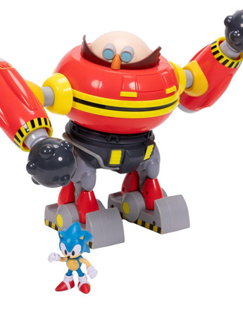Sonic the Hedgehog Hammer Egg Robot & Sonic 2.5-Inch Scale Deluxe Playset Gallery Image 2