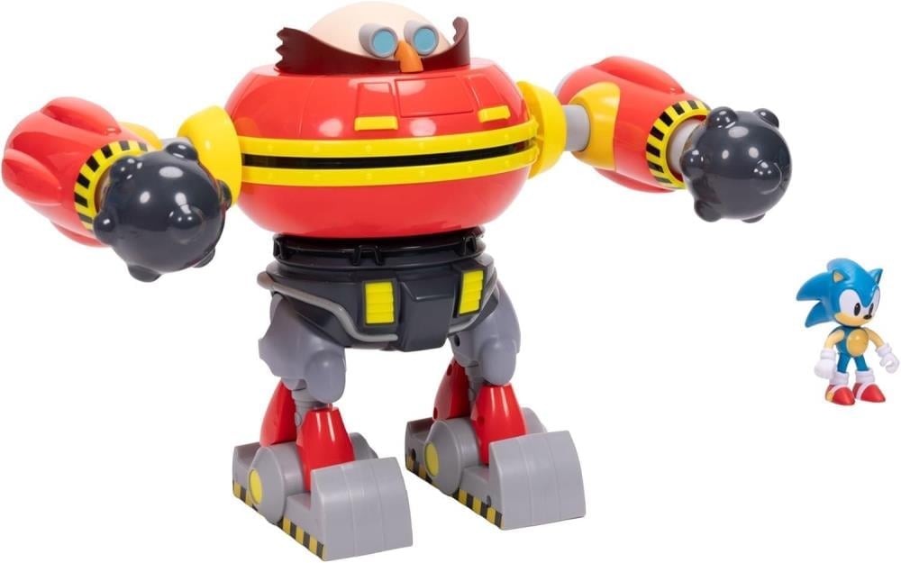 Sonic the Hedgehog Hammer Egg Robot & Sonic 2.5-Inch Scale Deluxe Playset Gallery Image 4