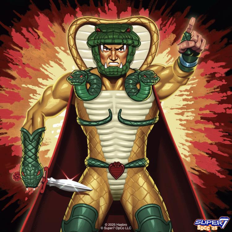 G.I. Joe ReAction+ Serpentor (White/DIC) SDCC 2025 Exclusive