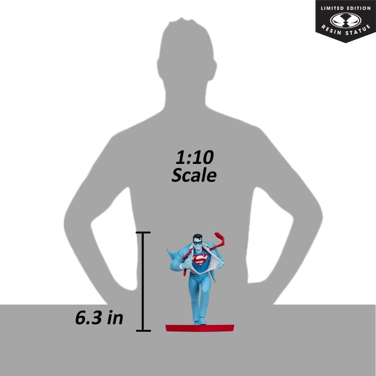 DC Comics Superman Red and Blue 1/10 Scale Limited Edition Statue (Clayton Henry) Gallery Image 11