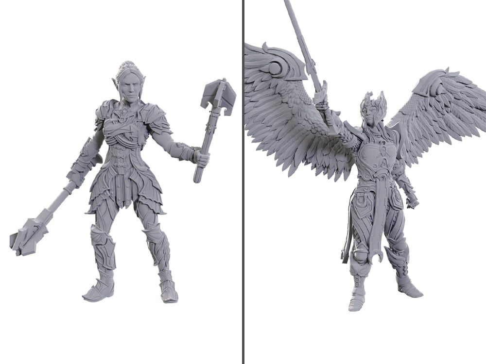 Dungeons & Dragons Nolzur's Marvelous Miniatures Special Edition Baldur's Gate 3: Dame Aylin & Minthara Gallery Image 1