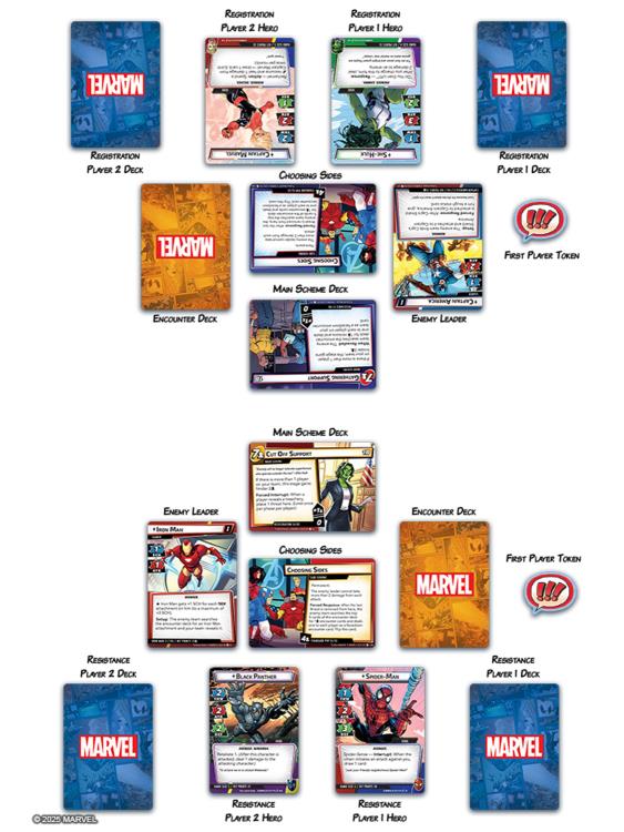 Marvel Champions: The Card Game Civil War Expansion Gallery Image 5