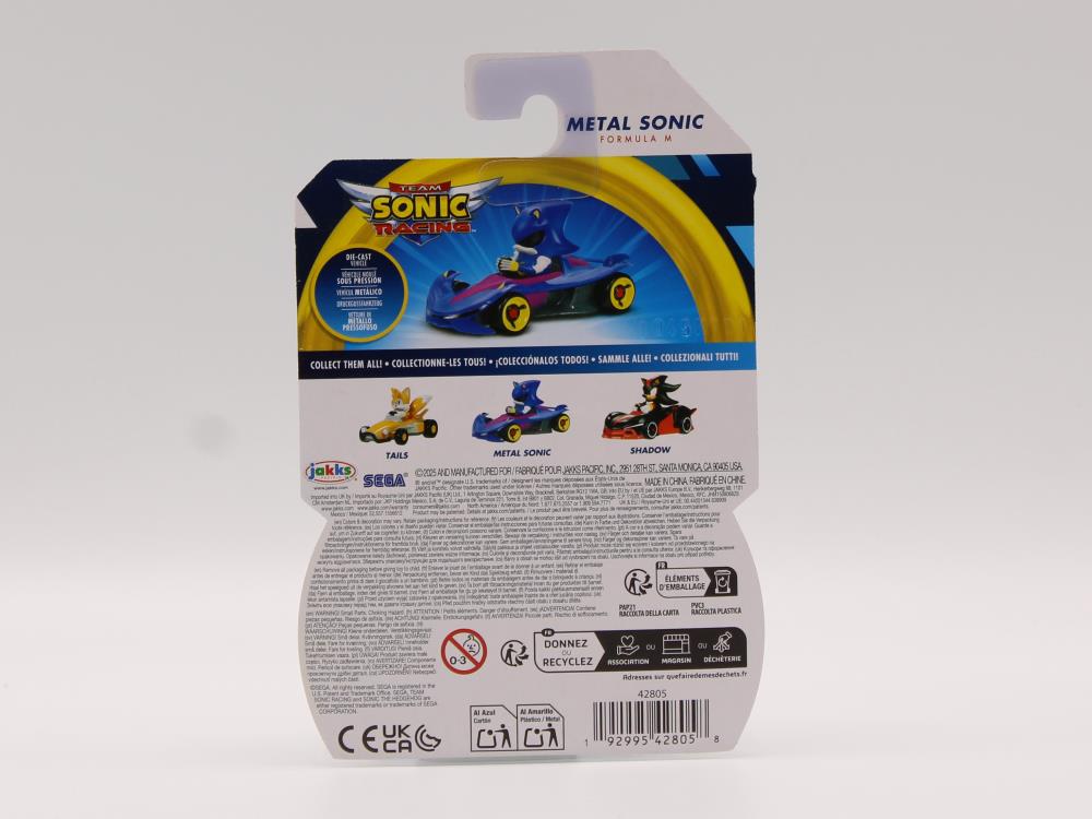 Sonic The Hedgehog Metal Sonic Die-Cast 1/64 Scale Vehicle Gallery Image 3