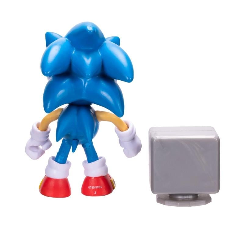 Sonic The Hedgehog Classic Sonic with Shield Power Up 4-Inch Scale Figure Gallery Image 3