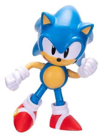 Sonic The Hedgehog Classic Sonic with Shield Power Up 4-Inch Scale Figure Gallery Image 2