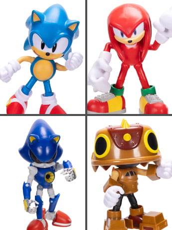 Sonic The Hedgehog 4-Inch Scale Wave 21 Set of 4 Figures Gallery Image 2