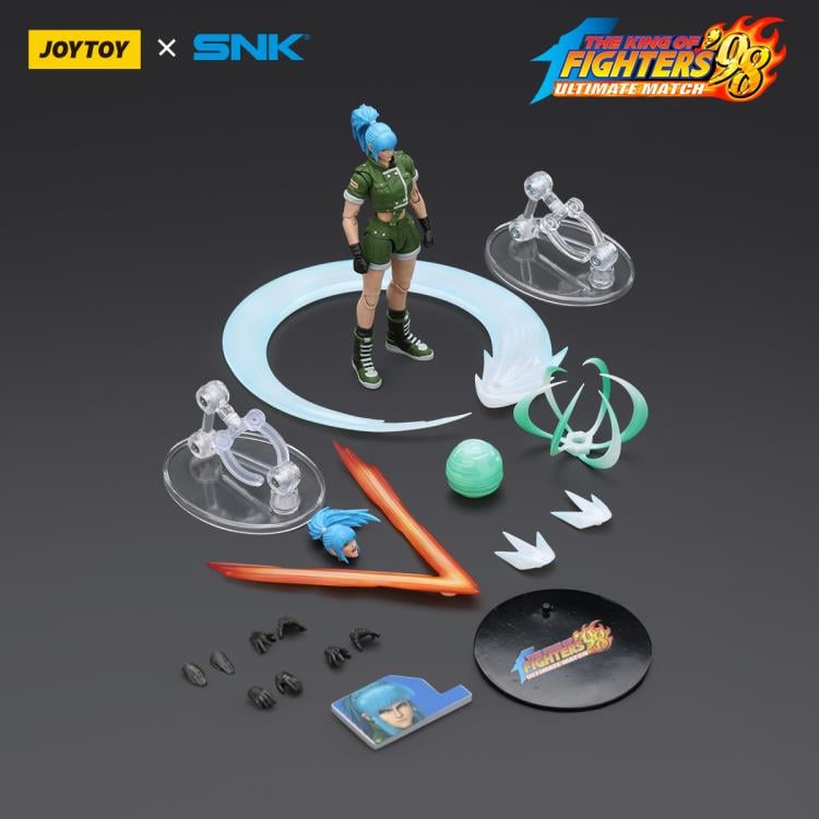 The King of Fighters '98: Ultimate Match Ikari Warriors Team Leona Heidern 1/18 Scale Action Figure Gallery Image 8