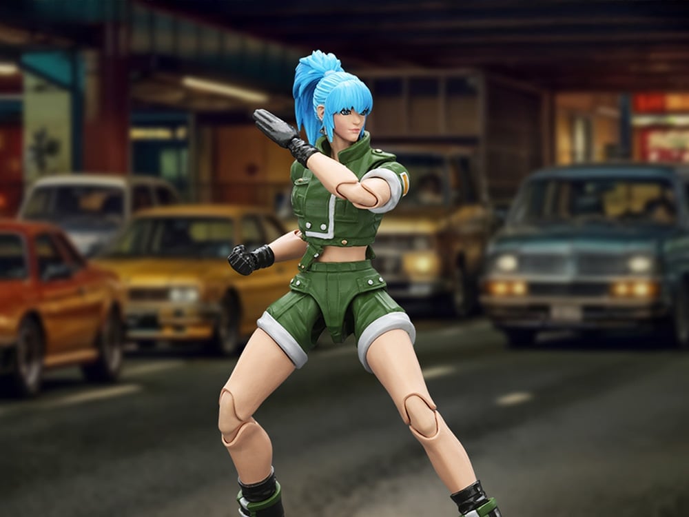 The King of Fighters '98: Ultimate Match Ikari Warriors Team Leona Heidern 1/18 Scale Action Figure Gallery Image 1
