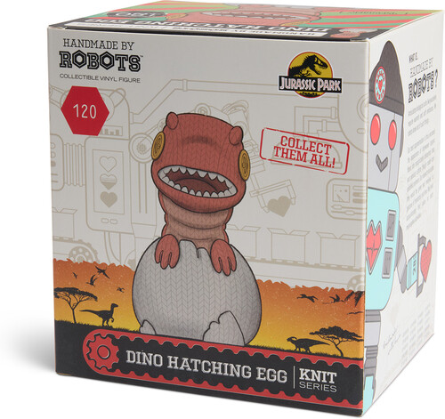 Jurassic Park Handmade by Robots Dino Hatching Egg Figure Gallery Image 8