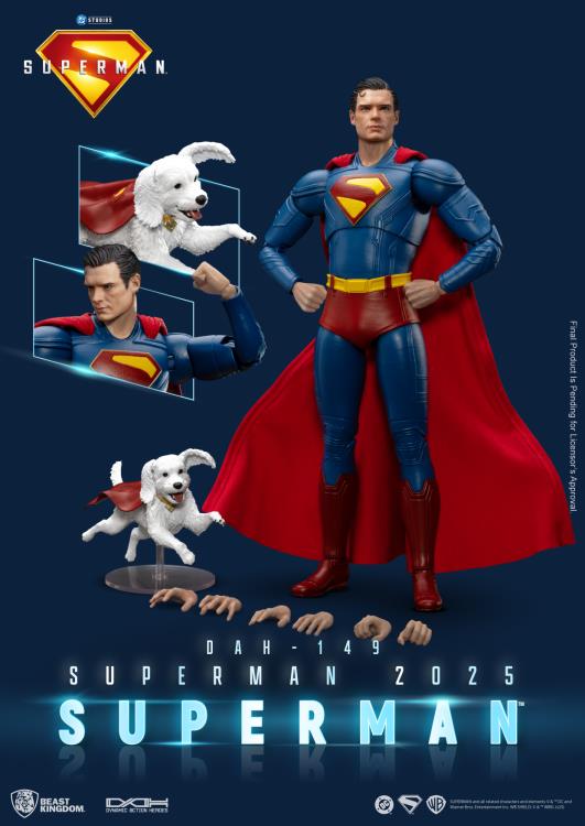 Superman (2025) Dynamic 8ction Heroes DAH-149 Superman Action Figure Gallery Image 10