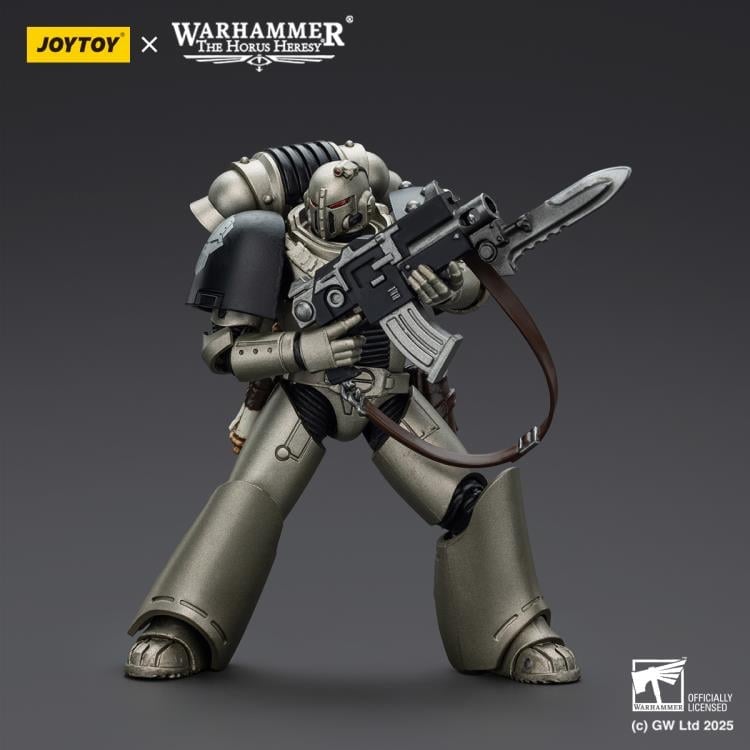 Warhammer: The Horus Heresy Iron Warriors MKVI Tactical Sergeant with Power Sword and Plasma Pistol 1/18 Scale Action Figure Gallery Image 5