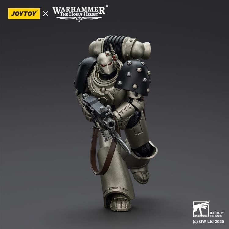 Warhammer: The Horus Heresy Iron Warriors MKVI Tactical Sergeant with Power Sword and Plasma Pistol 1/18 Scale Action Figure Gallery Image 7
