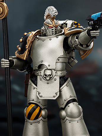 Warhammer: The Horus Heresy Iron Warriors Command Squad Chosen with Legion Standard 1/18 Scale Action Figure Gallery Image 2