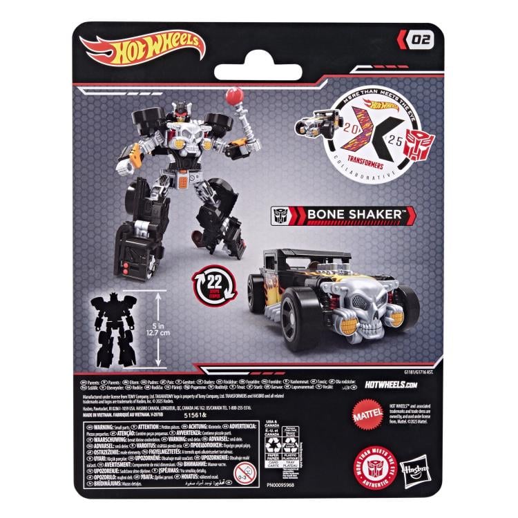 Transformers Collaborative Hot Wheels x Transformers Deluxe Class Bone Shaker Gallery Image 14