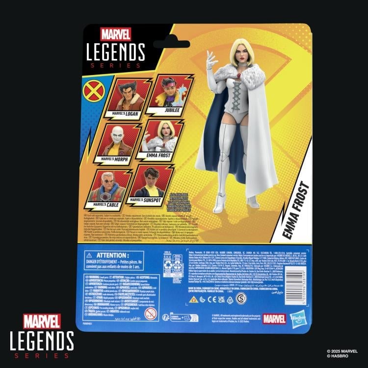 X-Men '97 エマ・フロスト＆布製マント。 Amazon.com: Marvel Legends Series Emma Frost, X-Men '97