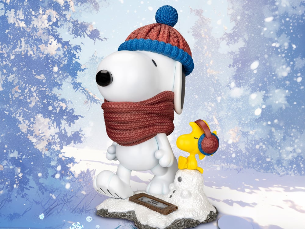 Peanuts Master Craft MC-018 Winter Snoopy Limited Edition Statue