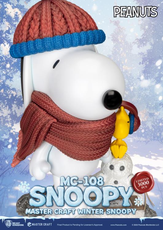 Peanuts Master Craft MC-018 Winter Snoopy Limited Edition Statue